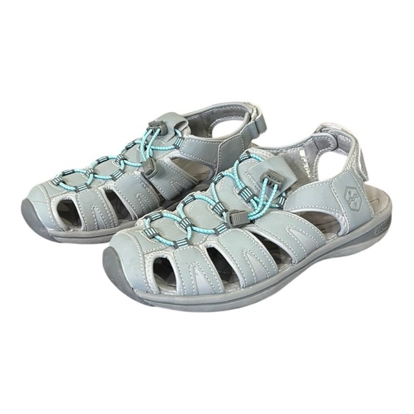 Khombu Ashley Crystal River Active Sport Adjustable Gray Sandal Size 9 - Picture 2 of 10